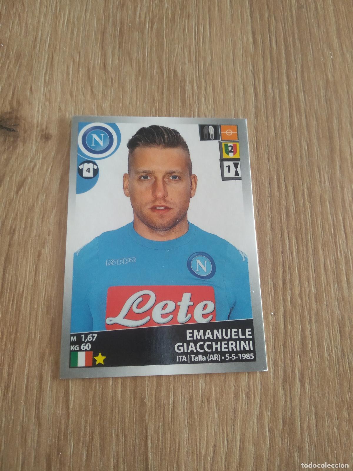 Football Stickers: 357 GIACCHERINI NAPOLES NAPOLI CROMO FUTBOL PANINI LIGA ITALIA 16-17 CALCIATORI 2016-2017
