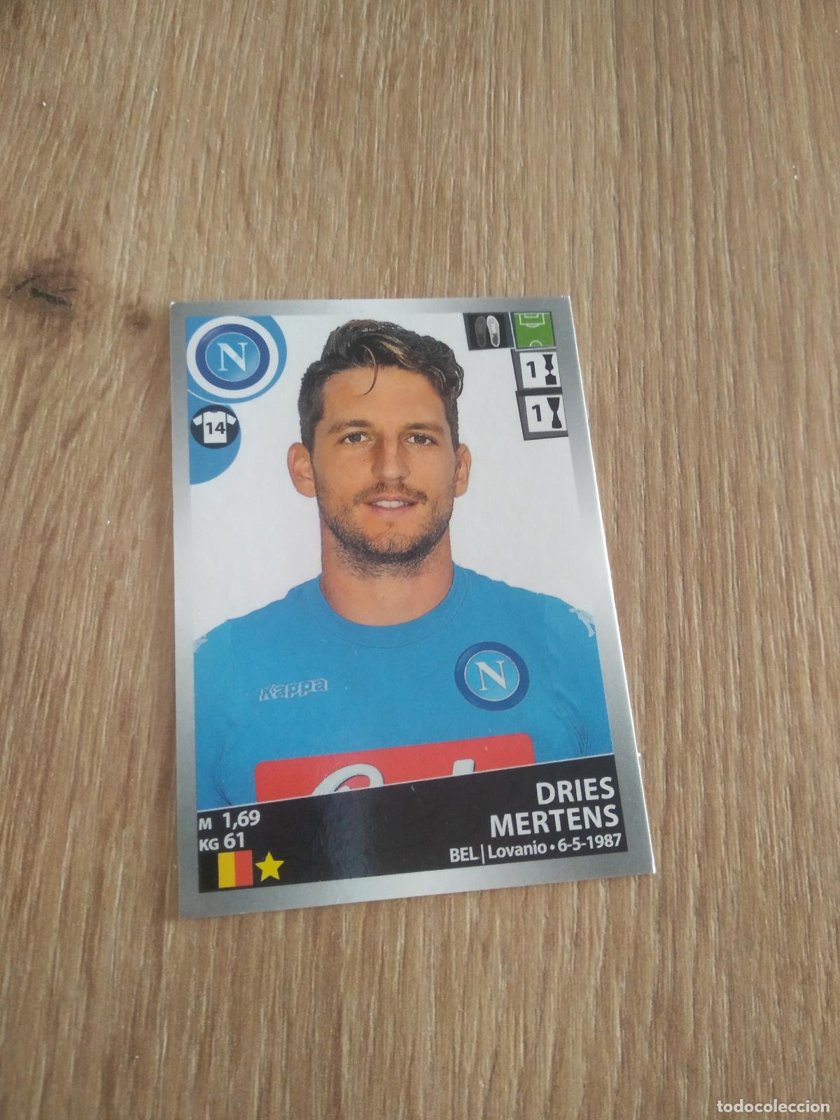 Cromos de f&uacute;tbol: 358 DRIES MERTENS NAPOLES NAPOLI CROMO FUTBOL PANINI LIGA ITALIA 16-17 CALCIATORI 2016-2017