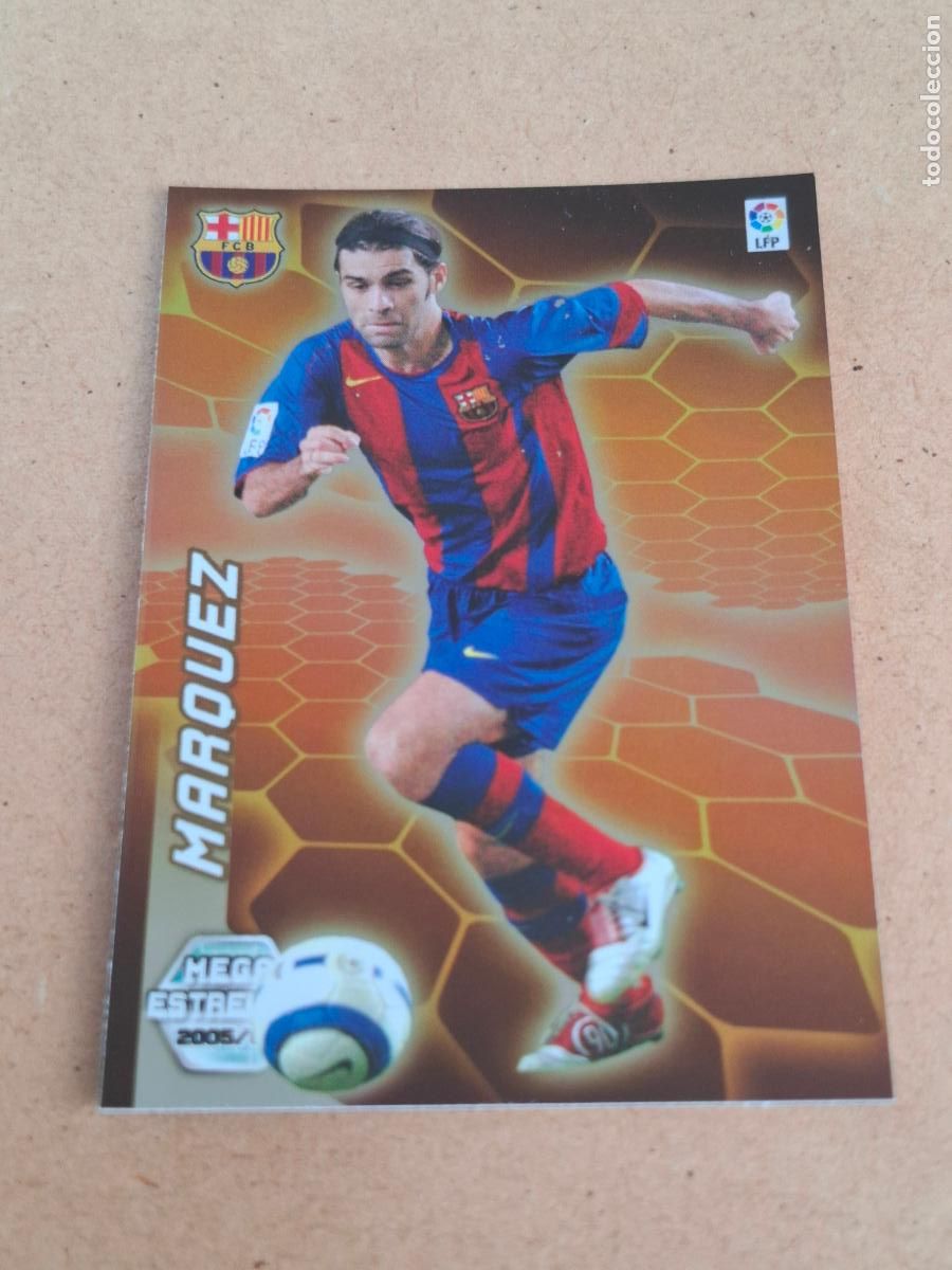 Cromos de f&uacute;tbol: MEGACRACKS 2005 2006 05 06 - PANINI - 373 M&Aacute;RQUEZ - FC. BARCELONA - CP12
