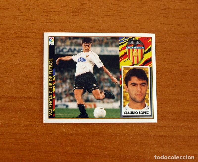 Cromos de f&uacute;tbol: Valencia - Claudio L&oacute;pez - Ediciones Este Liga 1997-1998, 97-98 - Nunca Pegado