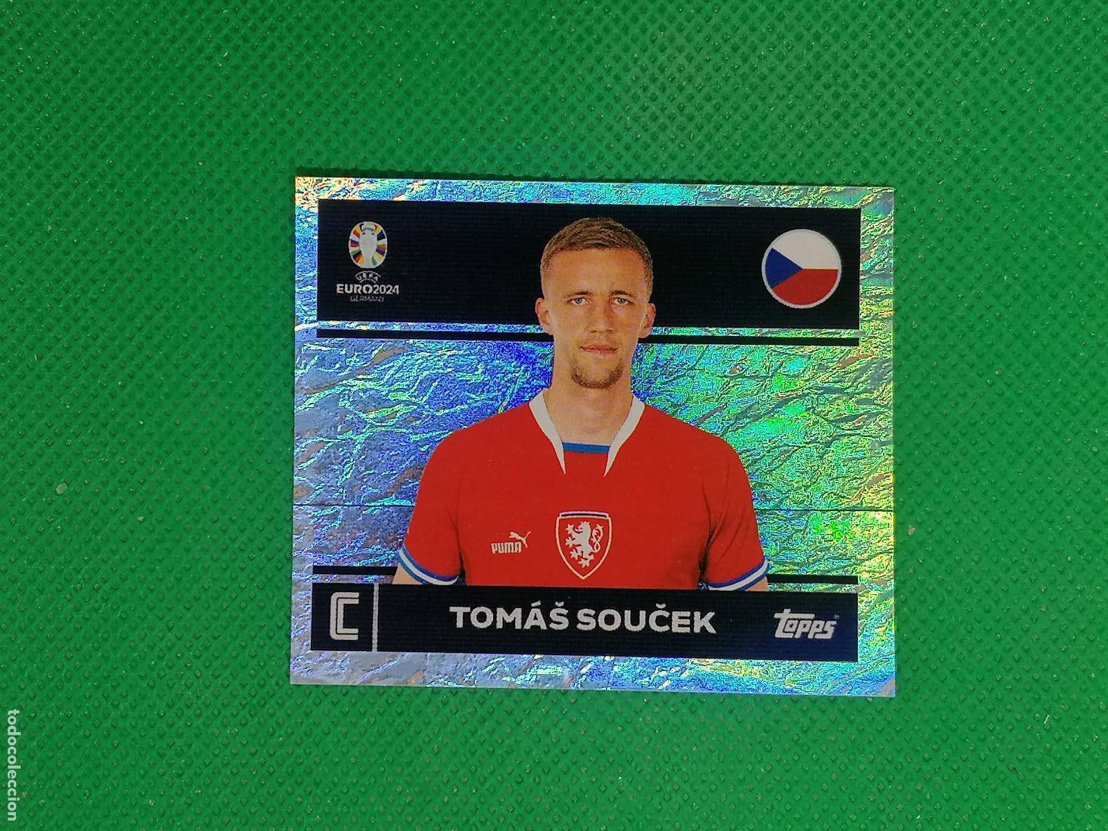Cromos de f&uacute;tbol: CZE 2 CZE2 TOMAS SOUCEK REPUBLICA CHECA PARALELA ⚽ TOPPS EURO 2024 24 GERMANY STICKERS ⚽