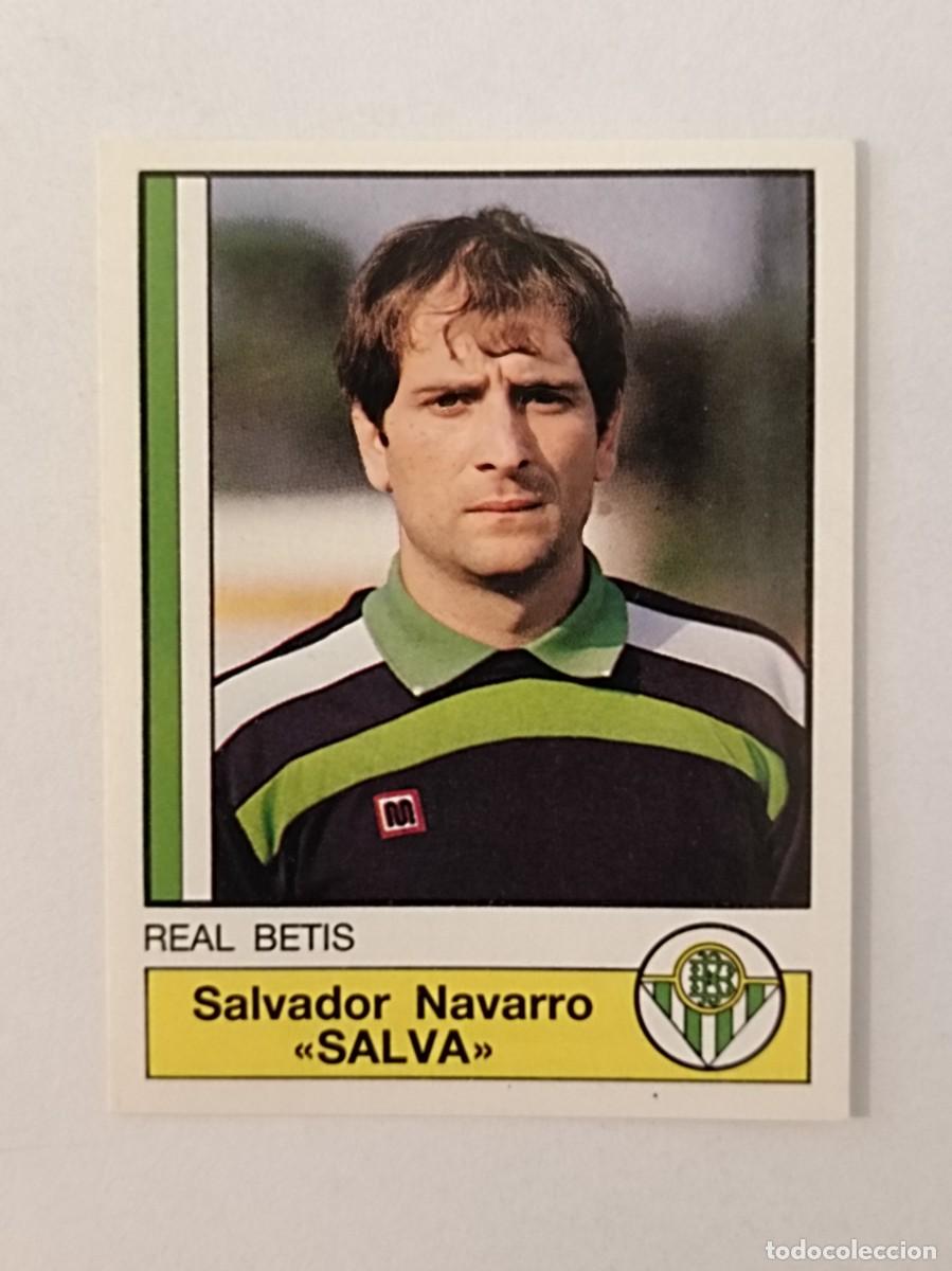 Cromos de f&uacute;tbol: #74 SALVA (REAL BETIS) FUTBOL 87 PANINI