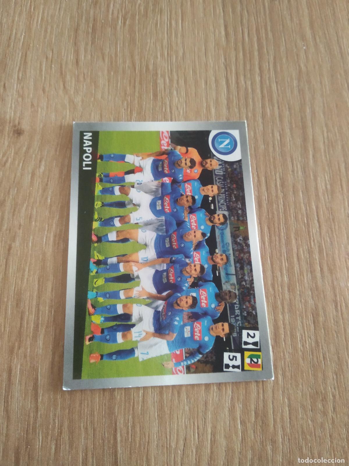 Cromos de f&uacute;tbol: 367 EQUIPO PLANTILLA NAPOLES NAPOLI CROMO FUTBOL PANINI LIGA ITALIA 16-17 CALCIATORI 2016-2017