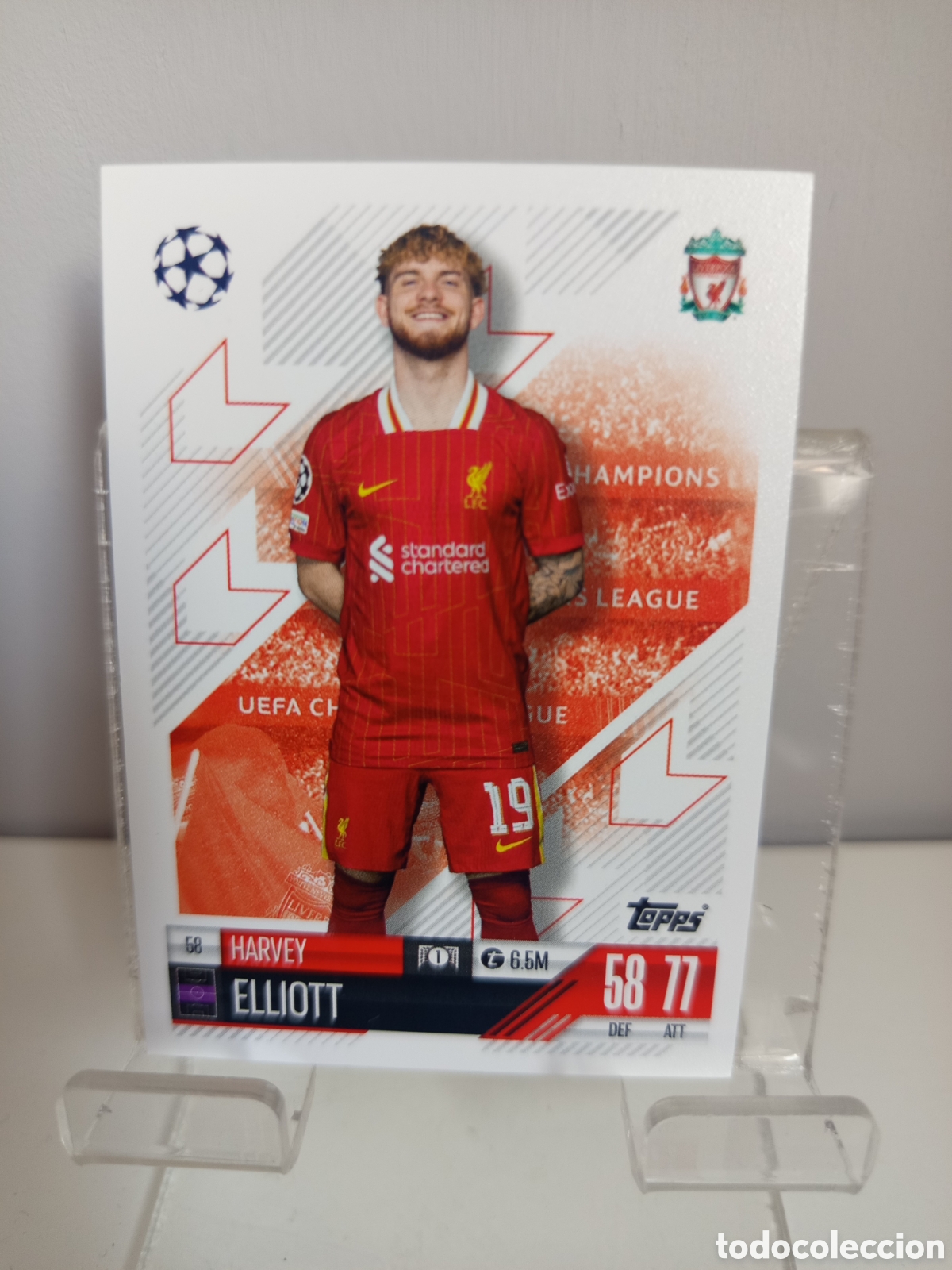 Cromos de Futebol: ❇️ CROMO CARD ⚽ ELLIOT LIVERPOOL 58 2024 2025 24 25 MATCH ATTAX CHAMPIONS LEAGUE TOPPS ❇️