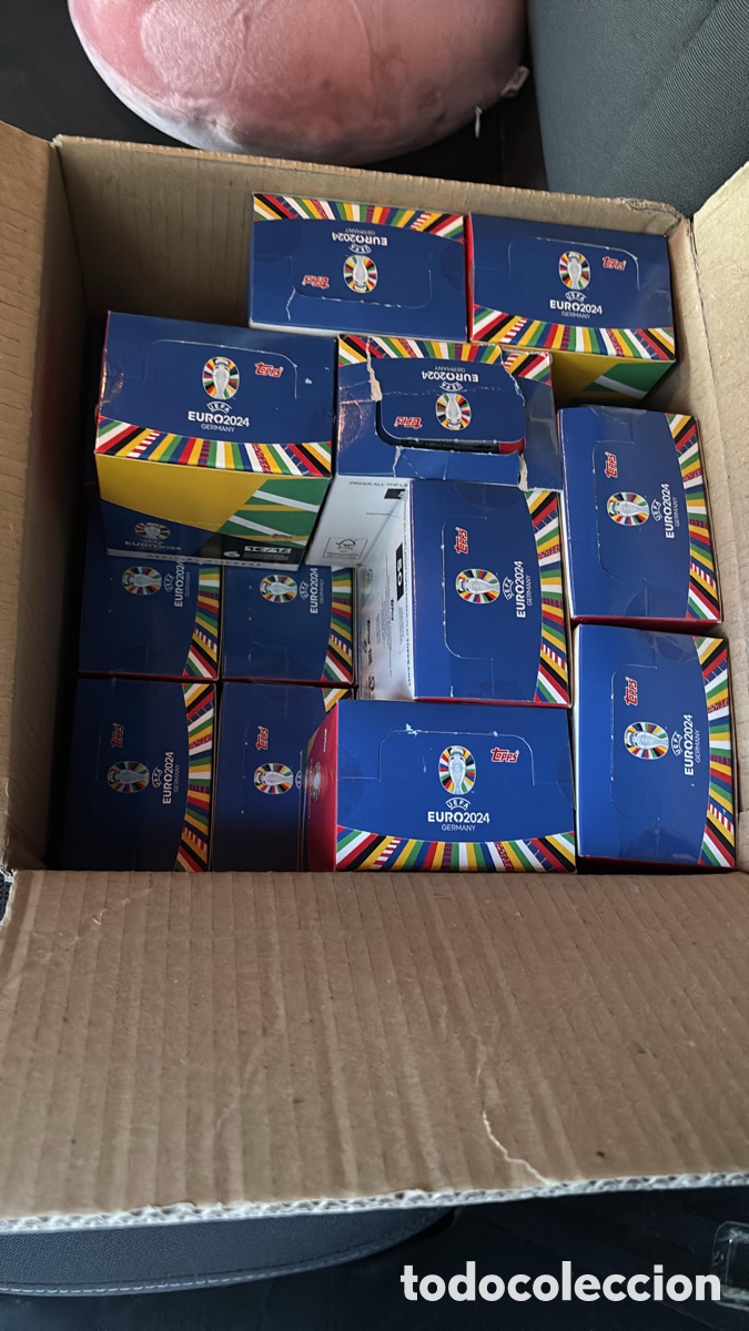 Football Stickers: Lote cajas precintadas (x20 CAJAS) Euro 2024 Topps. Leer.