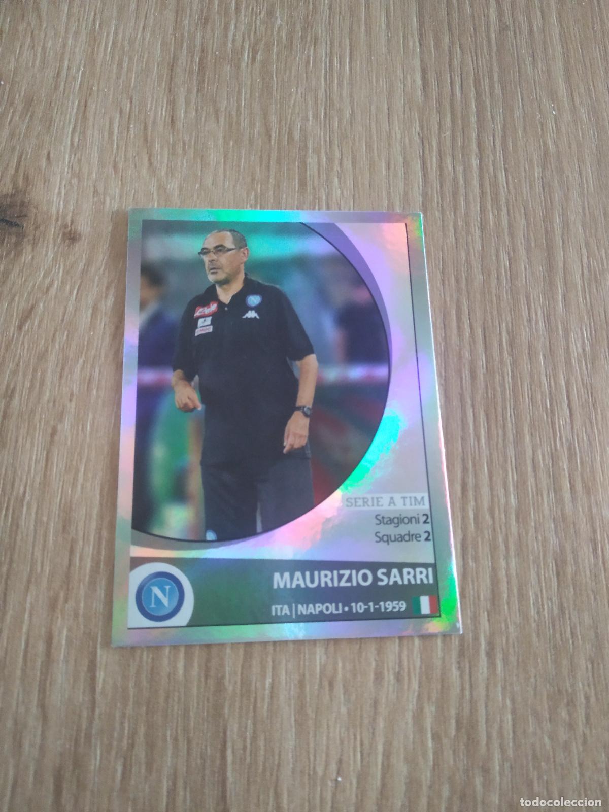 Cromos de f&uacute;tbol: 368 MAURIZIO SARRI NAPOLES NAPOLI CROMO FUTBOL PANINI LIGA ITALIA 16-17 CALCIATORI 2016-2017