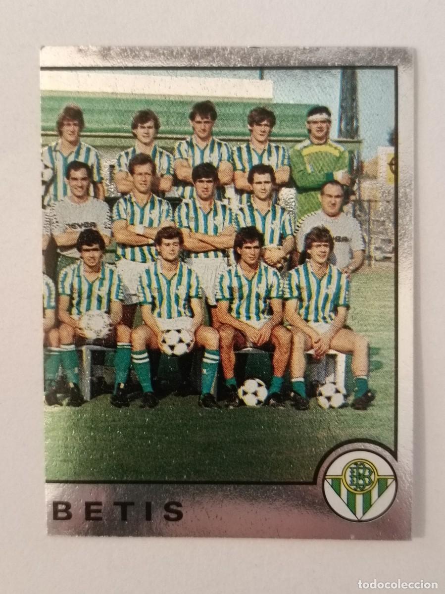 Cromos de f&uacute;tbol: #76 EQUIPO DERECHA (REAL BETIS) FUTBOL 87 PANINI