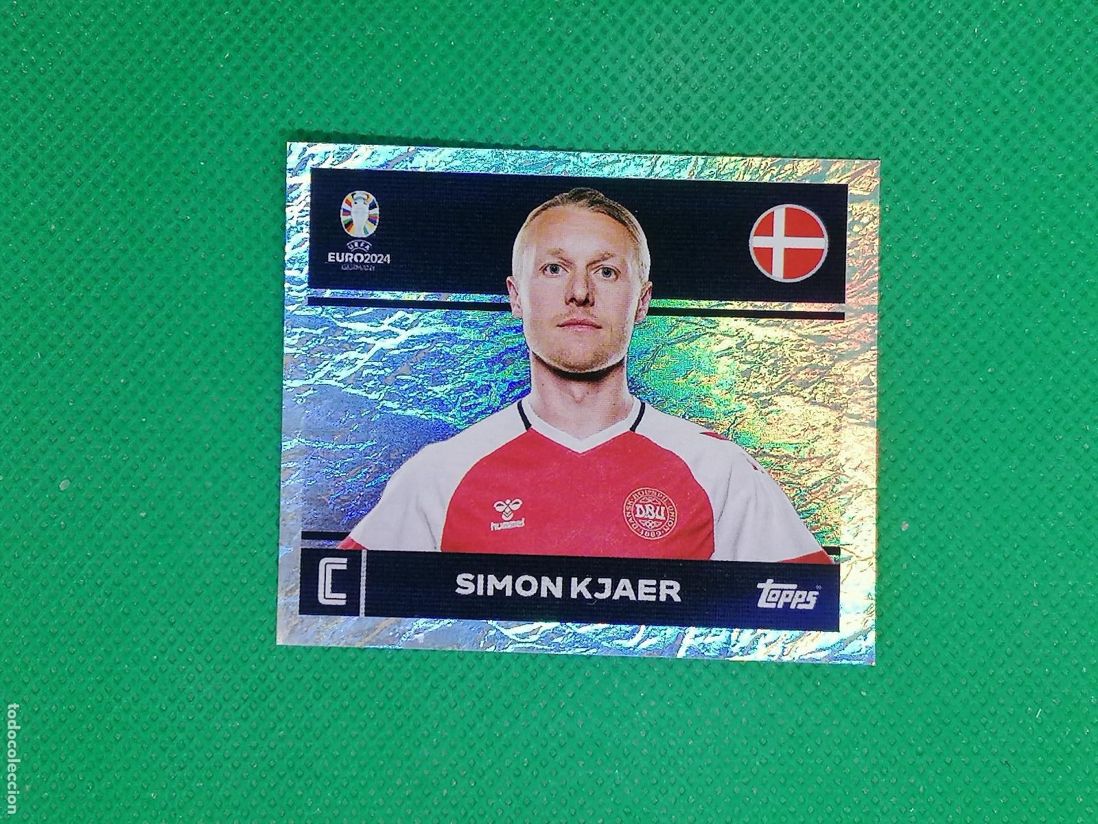 Cromos de f&uacute;tbol: DEN 2 DEN2 SIMON KJAER DINAMARCA PARALELA ⚽ TOPPS EURO 2024 24 GERMANY STICKERS ⚽