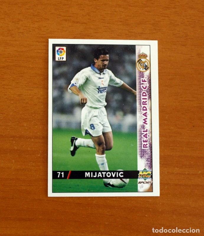 Cromos de f&uacute;tbol: Real Madrid -N&ordm; 71 Mijatovic -Mundicromo Las Fichas de la Liga 1998-1999-98-99