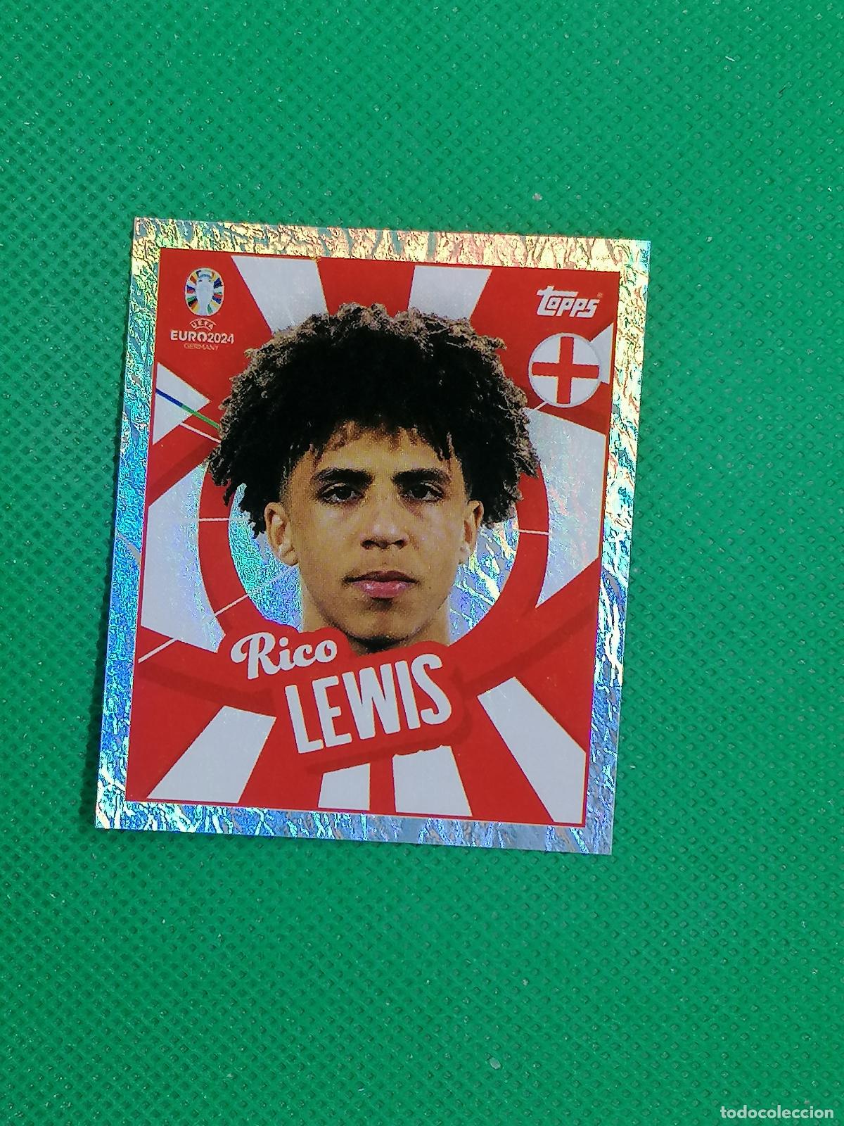 Cromos de f&uacute;tbol: ENG PTW ENGPTW RICO LEWIS INGLATERRA PARALELA ⚽ TOPPS EURO 2024 24 GERMANY STICKERS ⚽