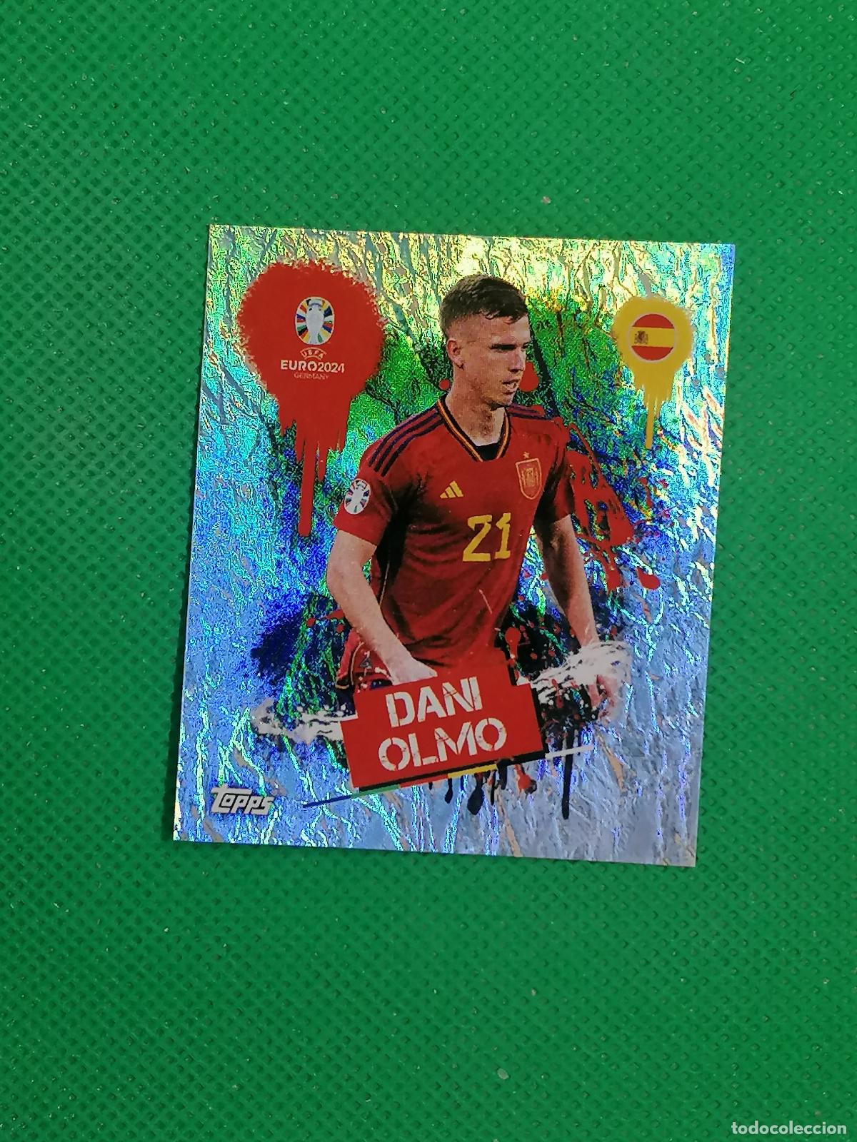 Cromos de f&uacute;tbol: ESP 3 ESP3 DANI OLMO ESPA&Ntilde;A PARALELA ⚽ TOPPS EURO 2024 24 GERMANY STICKERS ⚽