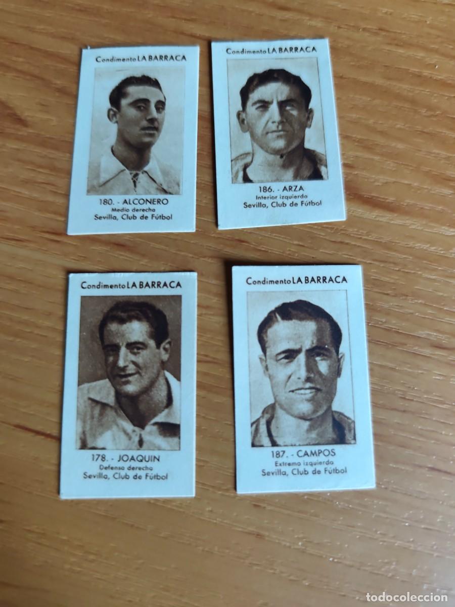 Cromos de Futebol: 4 Cromos Futbol Condimentos La Barraca 1941 Sevilla