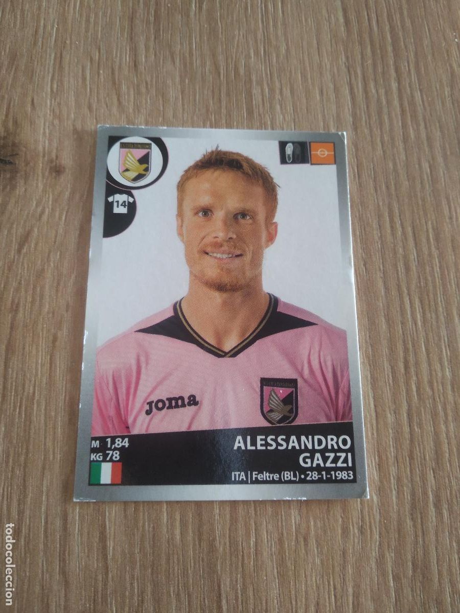 Cromos de f&uacute;tbol: 381 ALESSANDRO GAZZI PALERMO CROMO FUTBOL PANINI LIGA ITALIA 16-17 CALCIATORI 2016-2017