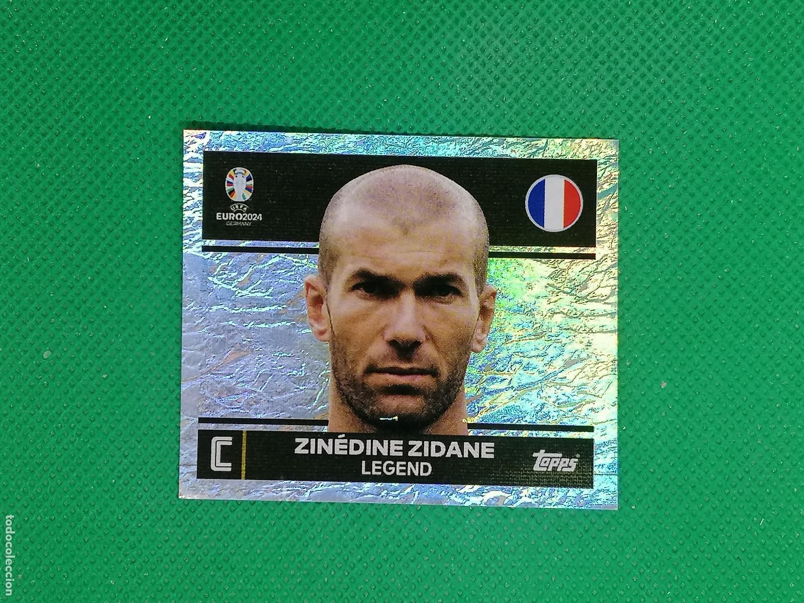 Cromos de f&uacute;tbol: FRA 2 FRA2 ZINEDINE ZIDANE FRANCIA PARALELA ⚽ TOPPS EURO 2024 24 GERMANY STICKERS ⚽