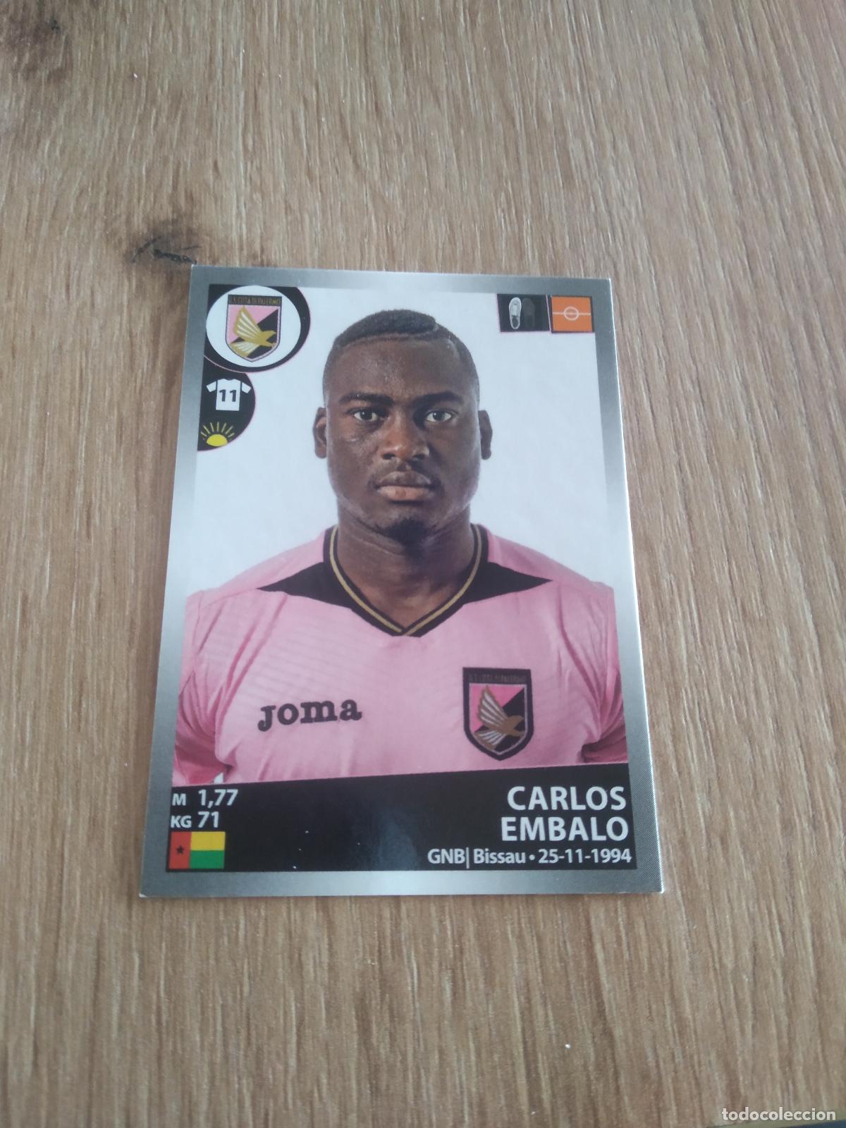 Cromos de f&uacute;tbol: 386 CARLOS EMBALO PALERMO CROMO FUTBOL PANINI LIGA ITALIA 16-17 CALCIATORI 2016-2017