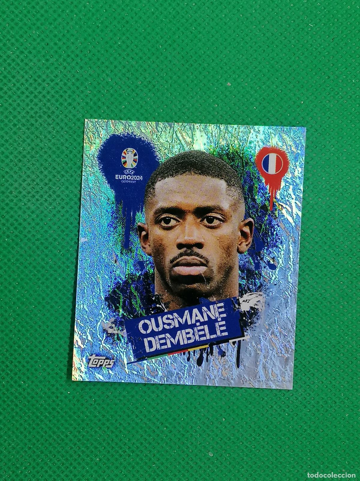 Fu&szlig;ball-Sticker: FRA 3 FRA3 OUSMANE DEMBELE FRANCIA PARALELA ⚽ TOPPS EURO 2024 24 GERMANY STICKERS ⚽