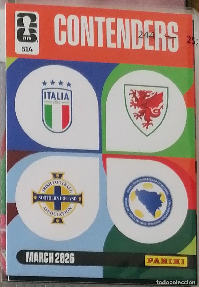 Figurine di Calcio: 514 contender World Cup 2026 Adrenalyn XL Panini