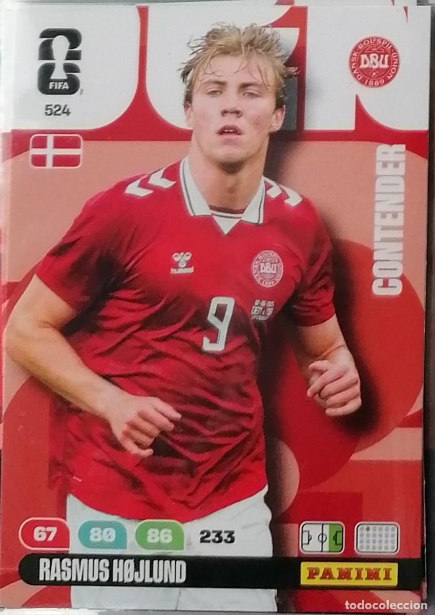 Figurine di Calcio: 524 RASMUS HOJLUND contender World Cup 2026 Adrenalyn XL Panini