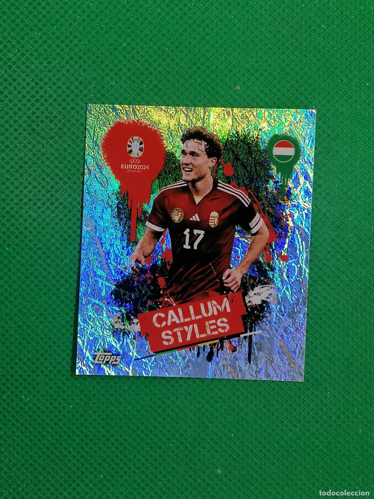 Cromos de f&uacute;tbol: HUNG 3 HUNG3 CALLUM STYLES HUNGRIA PARALELA ⚽ TOPPS EURO 2024 24 GERMANY STICKERS ⚽