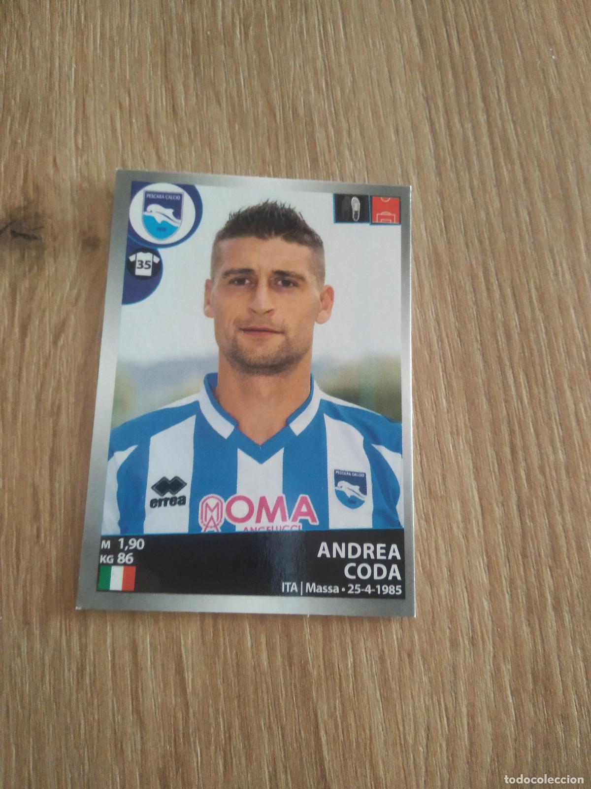 Cromos de f&uacute;tbol: 402 ANDREA CODA PESCARA CROMO FUTBOL PANINI LIGA ITALIA 16-17 CALCIATORI 2016-2017