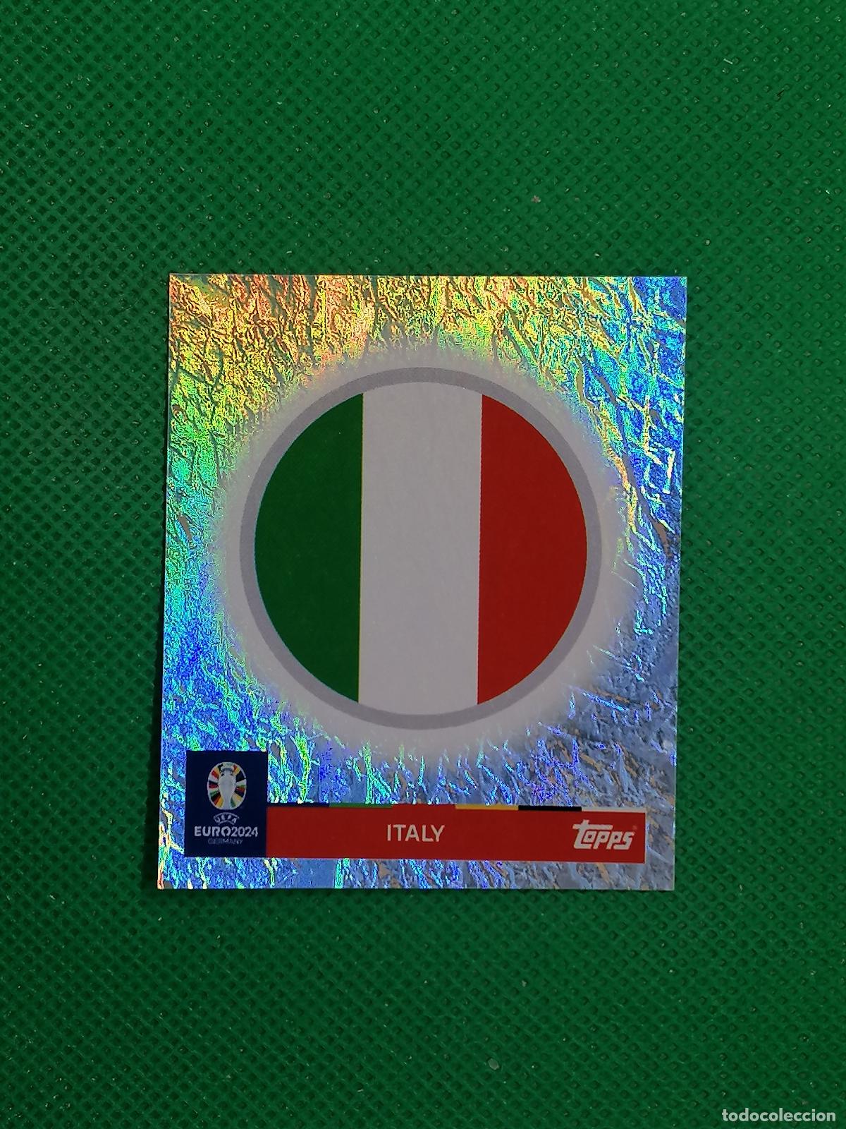 Cromos de f&uacute;tbol: ITA 1 ITA1 ESCUDO ITALIA PARALELA ⚽ TOPPS EURO 2024 24 GERMANY STICKERS ⚽