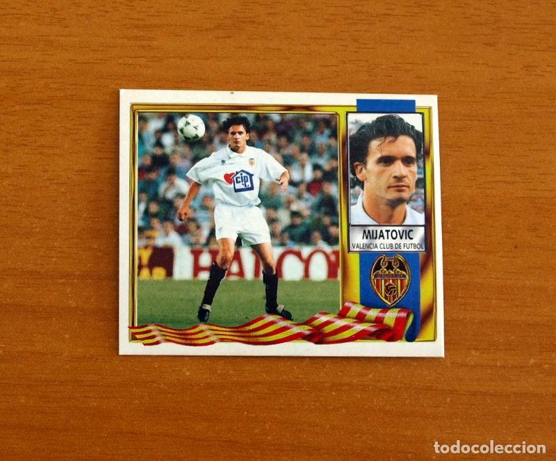 Cromos de f&uacute;tbol: Valencia - Mijatovic - Ediciones Este Liga 1995-1996, 95-96 - Nunca Pegado
