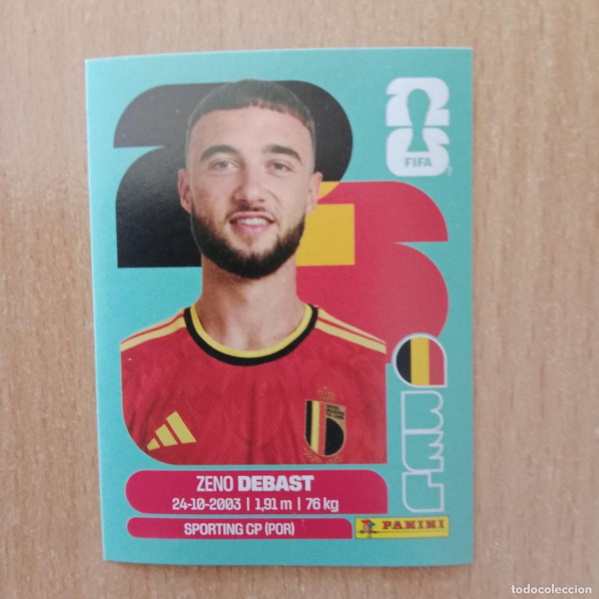 Cartes &agrave; collectionner de Football: ZENO DEBAST , B&Eacute;LGICA , STICKER CROMO N&ordm; BEL 5 , FIFA WORLD CUP 2026 - PANINI - A&Ntilde;O 2026.