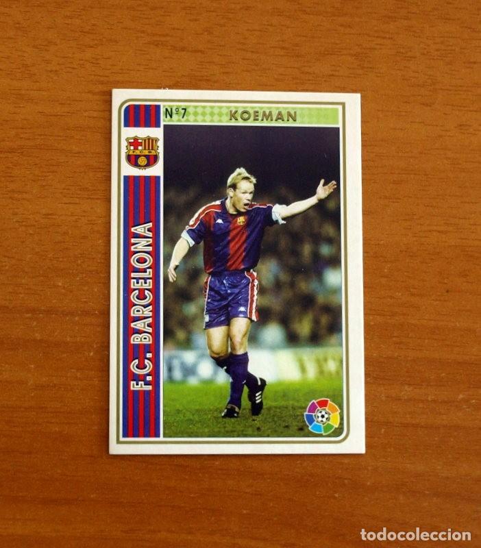 Cromos de f&uacute;tbol: Barcelona - N&ordm; 7 Koeman - Mundicromo Las Fichas de la Liga Nacional de F&uacute;tbol 1994-1995-94-95