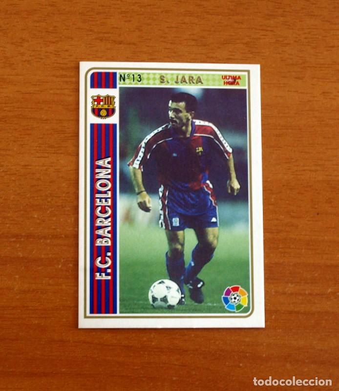 Figurine di Calcio: Barcelona -N&ordm; 13 S&aacute;nchez Jara-&Uacute;ltima Hora-Mundicromo Las Fichas de la Liga de F&uacute;tbol 1994-1995-94-95