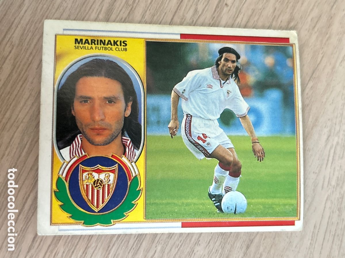 Cromos de Futebol: MARINAKIS SEVILLA COLOCA LIGA ESTE 1996/97 96 97 NUNCA PEGADO SIN PEGAR