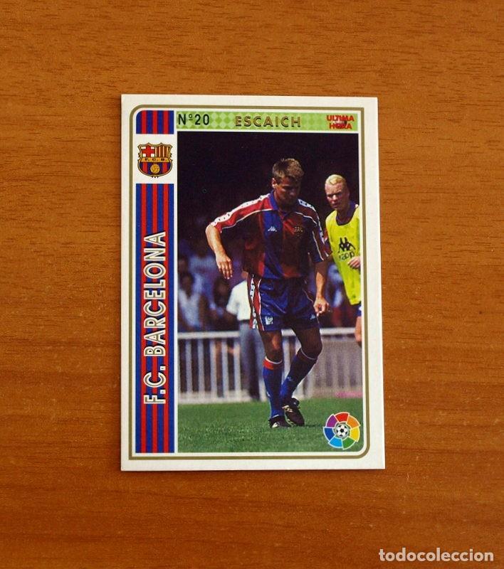 Cromos de f&uacute;tbol: Barcelona -N&ordm; 20 Escaich -&Uacute;ltima Hora -Mundicromo Las Fichas de la Liga de F&uacute;tbol 1994-1995-94-95