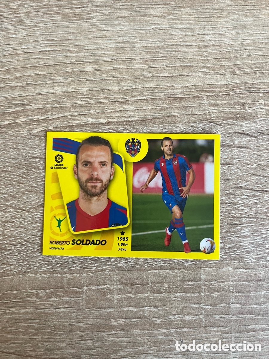 Cromos de f&uacute;tbol: 9 SOLDADO &Uacute;LTIMOS FICHAJES LIGA ESTE EDICIONES ESTE 2021 2022 21 22 LEVANTE