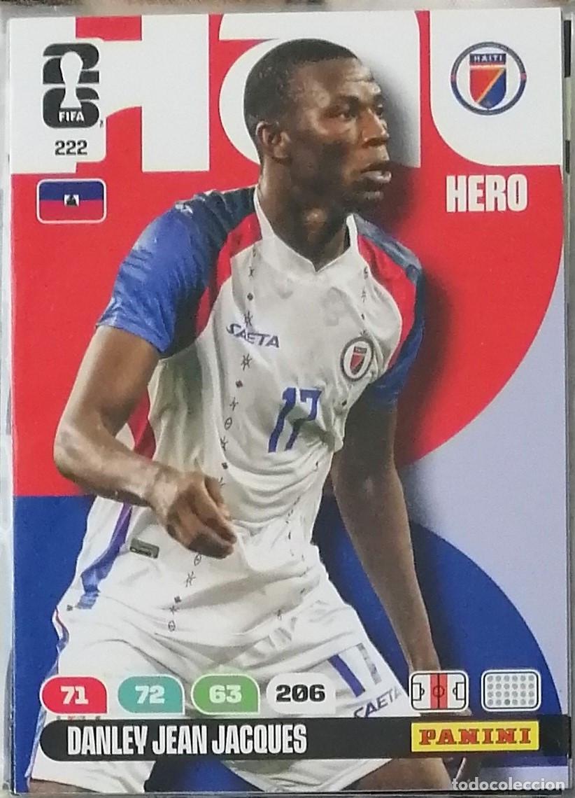 Cromos de f&uacute;tbol: 222 DANLEY JEAN JACQUES Hero World Cup 2026 Adrenalyn XL Panini