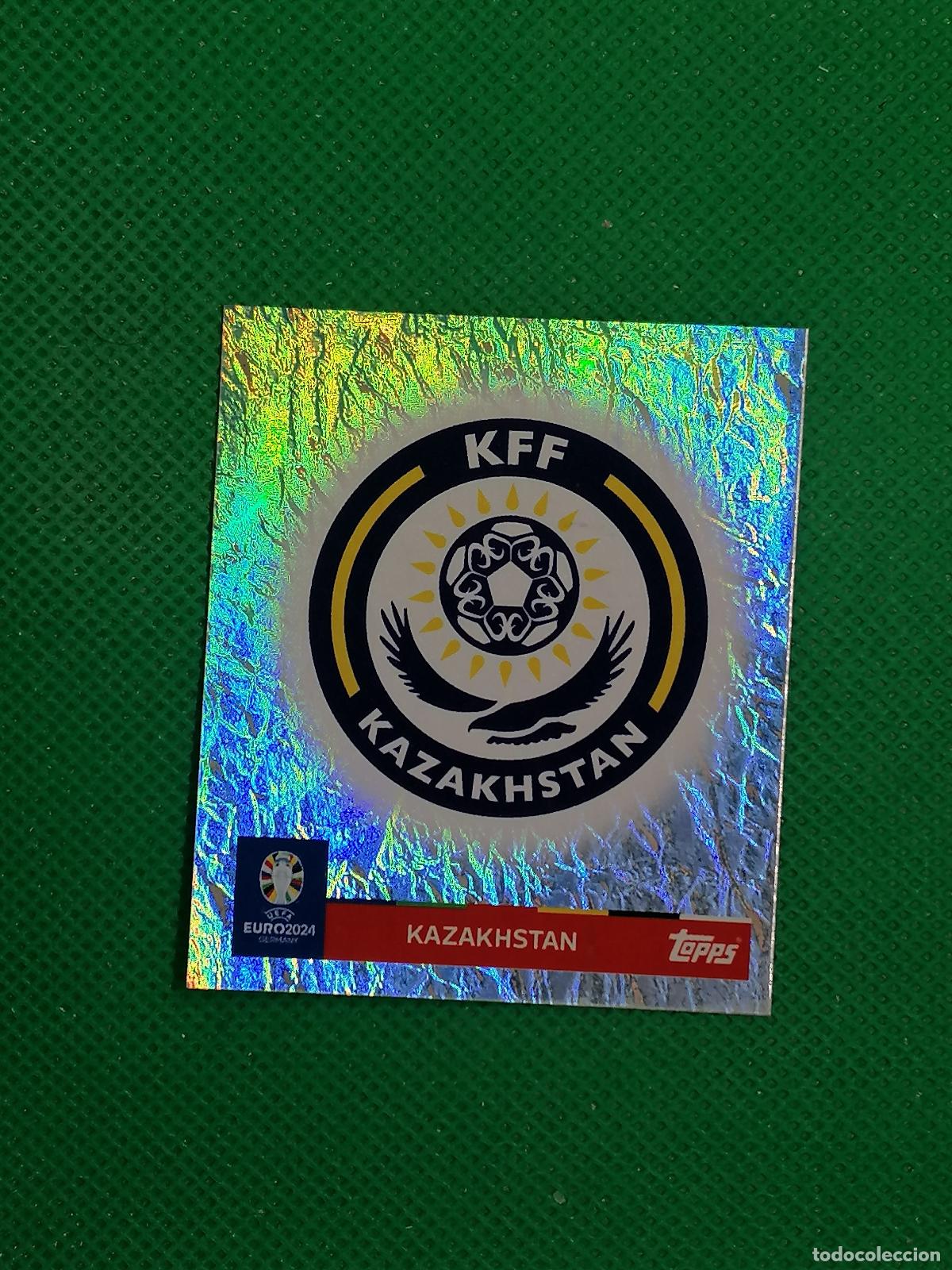 Cromos de f&uacute;tbol: KAZ 1 KAZ1 ESCUDO KAZAGISTAN PARALELA ⚽ TOPPS EURO 2024 24 GERMANY STICKERS ⚽