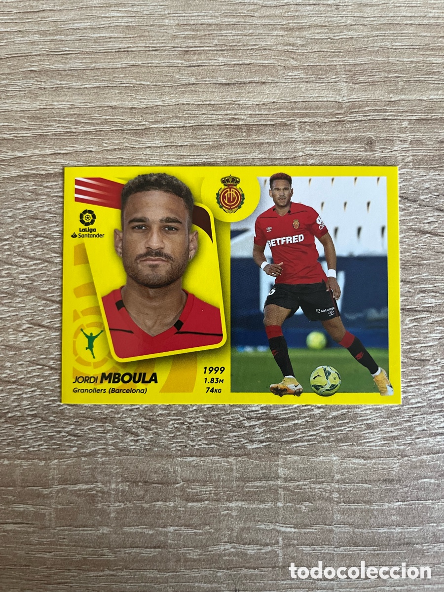 Cromos de f&uacute;tbol: 18 BIS MBOULA COLOCA LIGA ESTE EDICIONES ESTE 2021 2022 21 22 MALLORCA