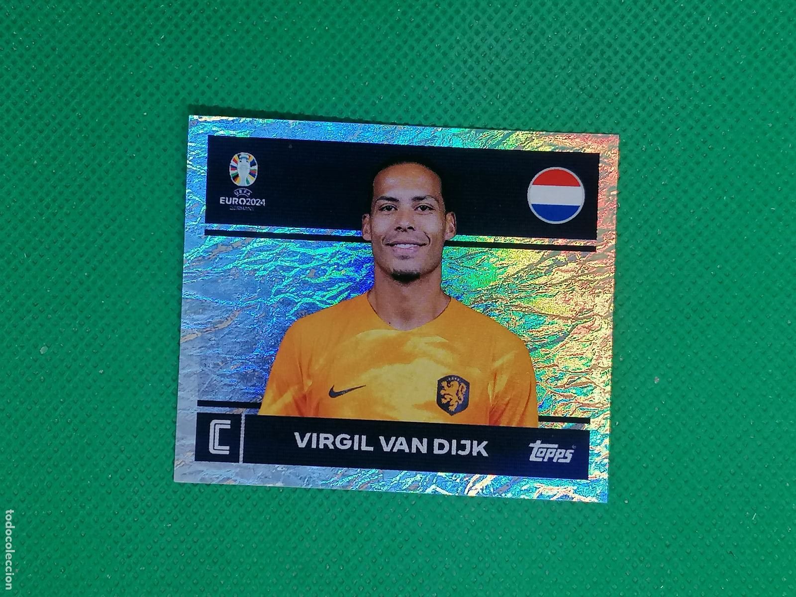 Cromos de f&uacute;tbol: NED 2 NED2 VIRGIL VAN DIJK HOLANDA PARALELA ⚽ TOPPS EURO 2024 24 GERMANY STICKERS ⚽