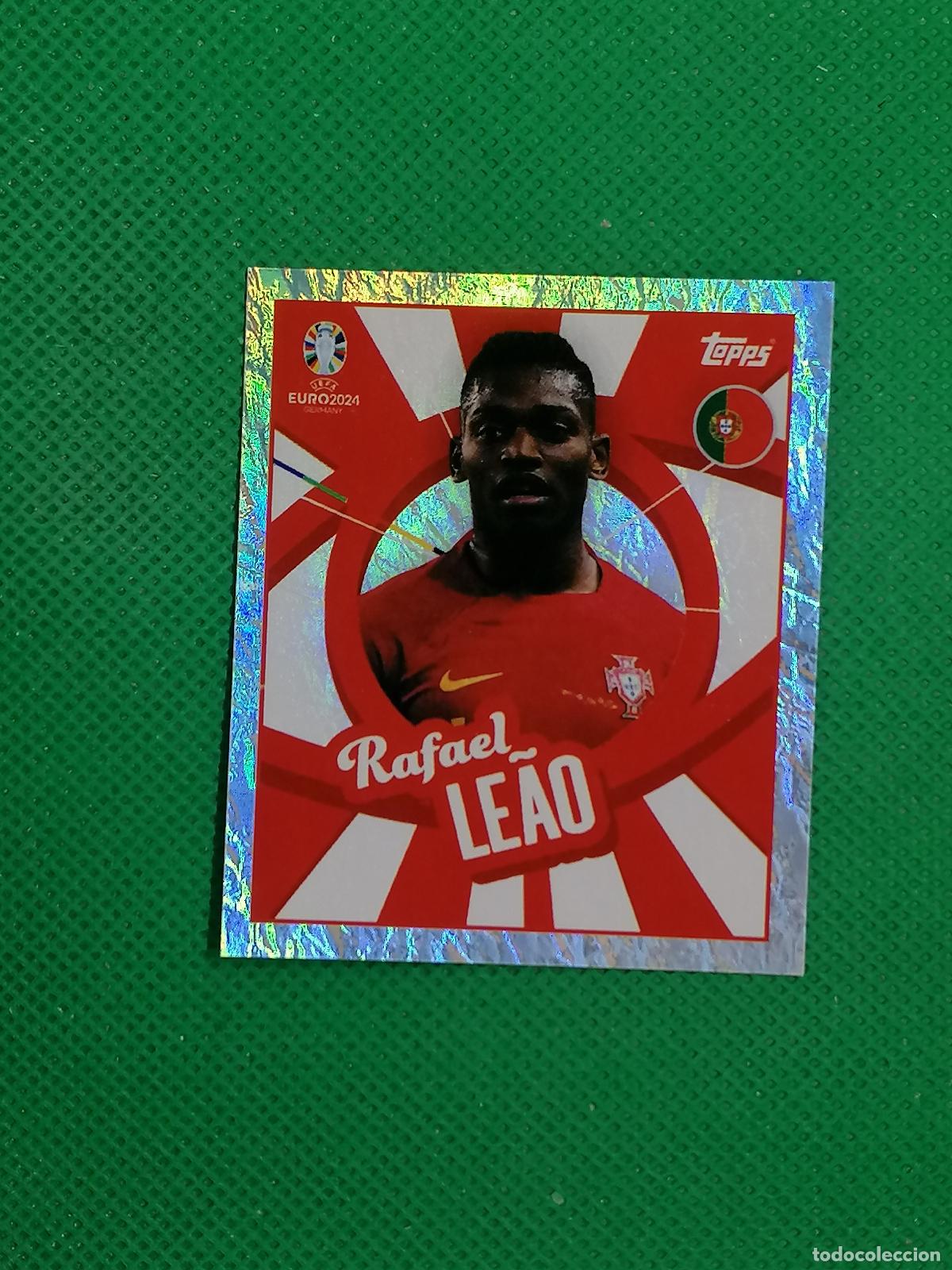 Cromos de f&uacute;tbol: POR PTW PORPTW RAFAEL LEAO PORTUGAL PARALELA ⚽ TOPPS EURO 2024 24 GERMANY STICKERS ⚽