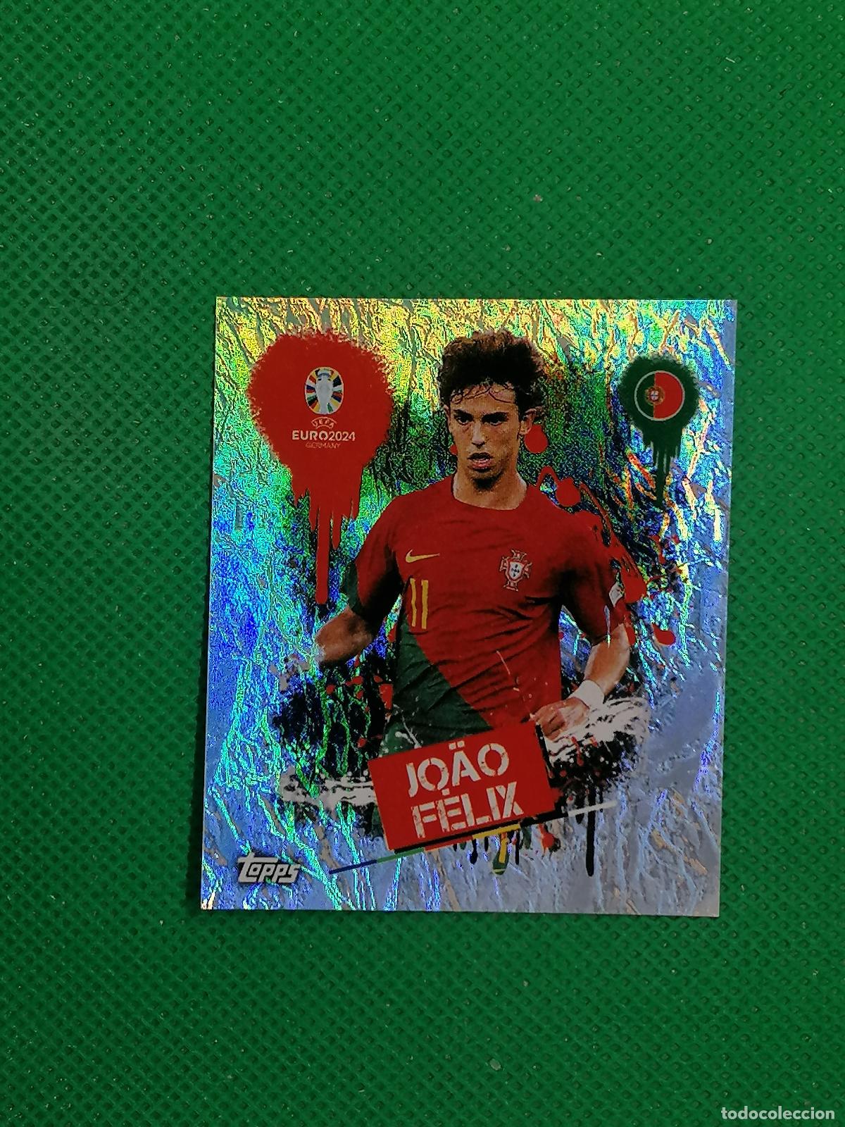 Cromos de f&uacute;tbol: POR 3 POR3 JOAO FELIX PORTUGAL PARALELA ⚽ TOPPS EURO 2024 24 GERMANY STICKERS ⚽