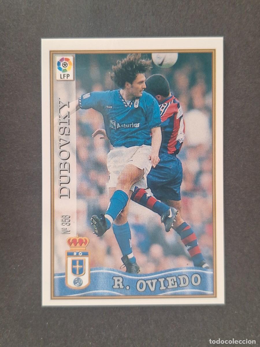 Cromos de f&uacute;tbol: L1 DUBOVSKY REAL OVIEDO 356 MUNDICROMO LAS FICHAS DE LA LIGA 1997 1998 97 98