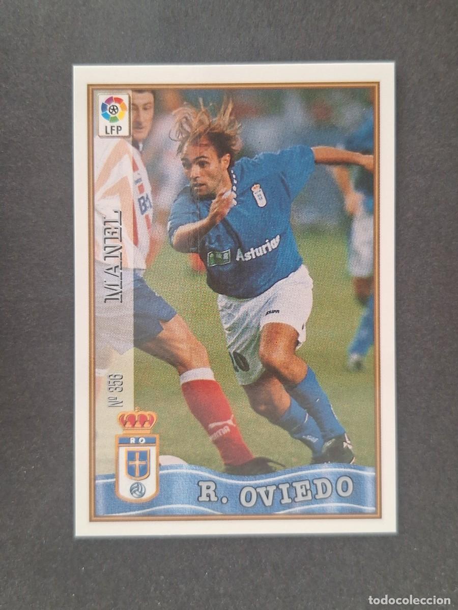 Cromos de f&uacute;tbol: L1 MANEL REAL OVIEDO 356 MUNDICROMO LAS FICHAS DE LA LIGA 1997 1998 97 98