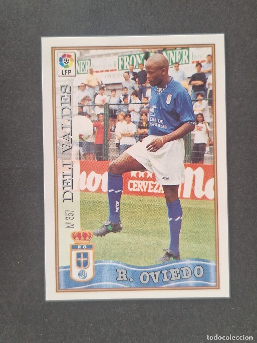 Figurine di Calcio: L1 DELI VALDES REAL OVIEDO 357 MUNDICROMO LAS FICHAS DE LA LIGA 1997 1998 97 98