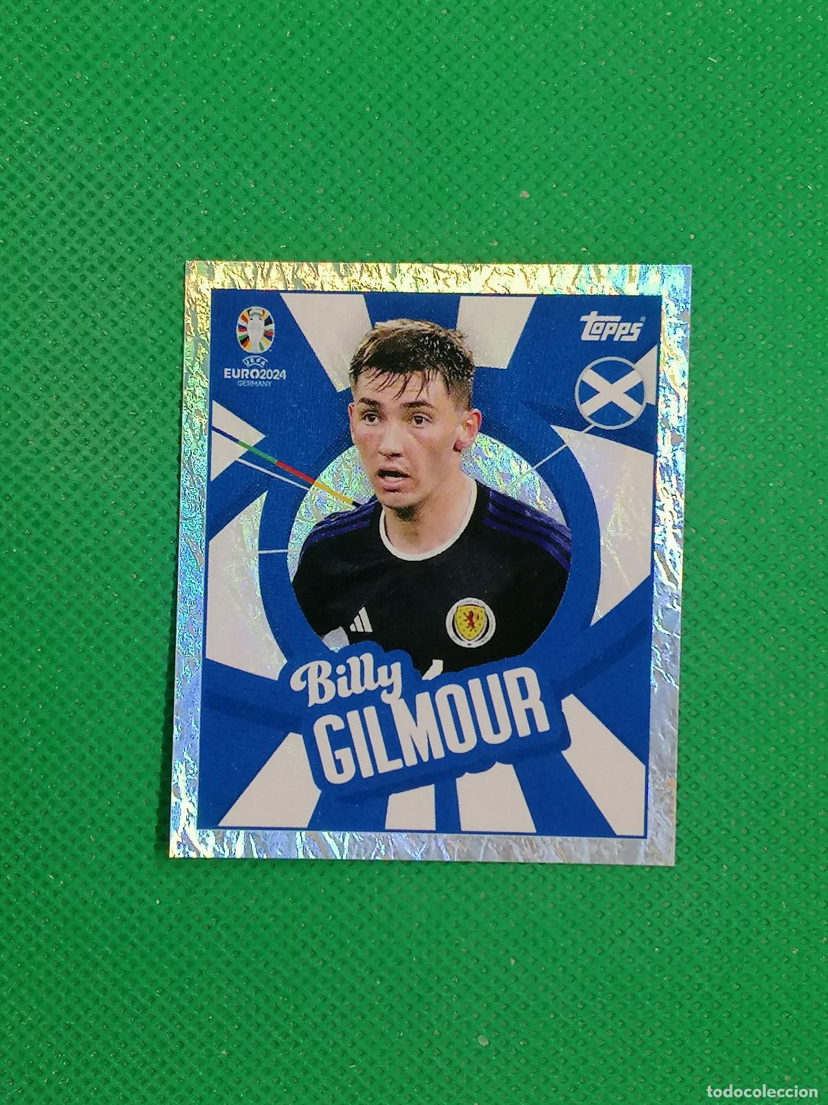 Figurine di Calcio: SCO PTW SCOPTW BILLY GILMOUR ESCOCIA PARALELA ⚽ TOPPS EURO 2024 24 GERMANY STICKERS ⚽