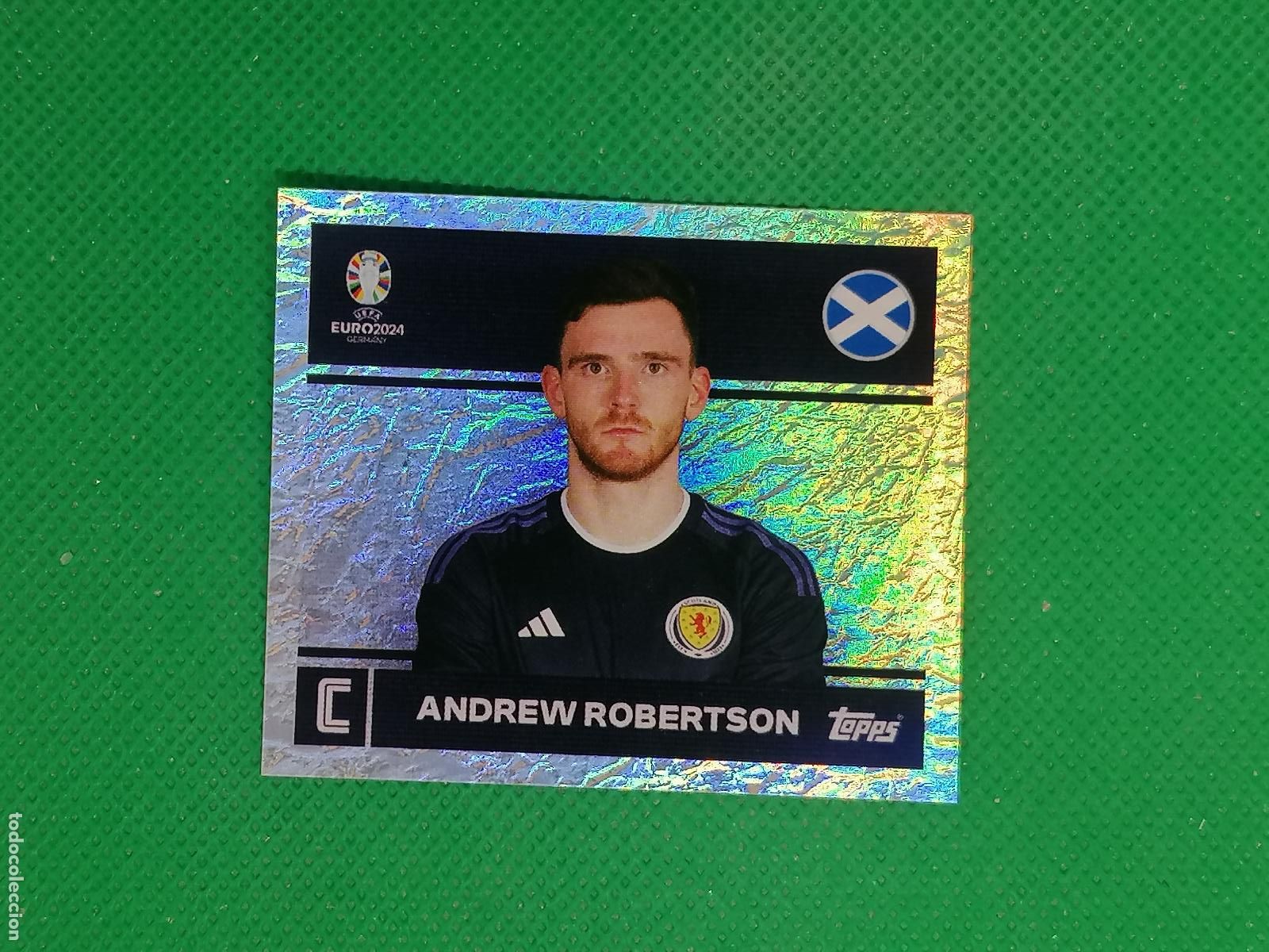 Figurine di Calcio: SCO 2 SCO2 ANDREW ROBERTSON ESCOCIA PARALELA ⚽ TOPPS EURO 2024 24 GERMANY STICKERS ⚽