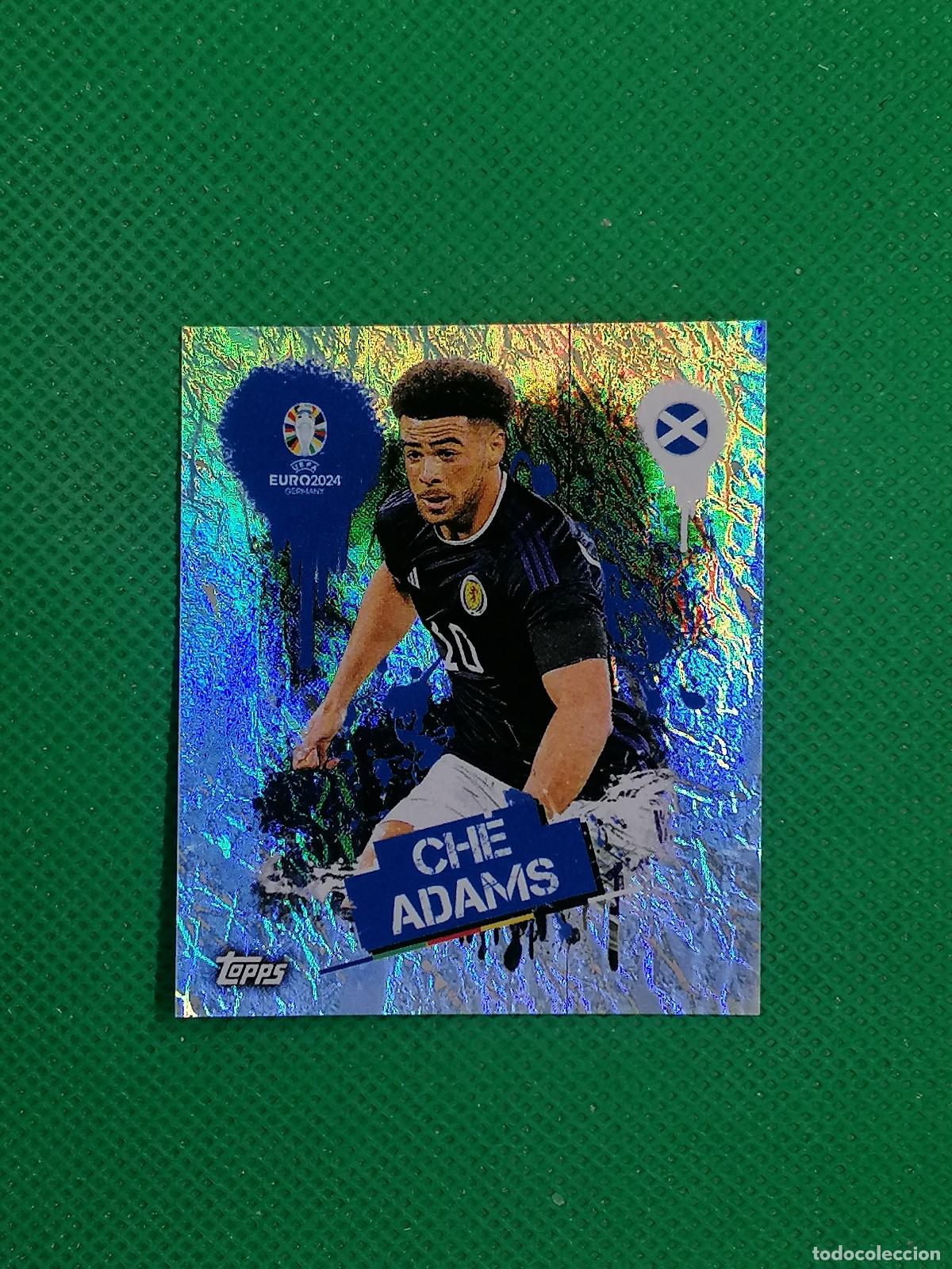 Figurine di Calcio: SCO 3 SCO3 CHE ADAMS ESCOCIA PARALELA ⚽ TOPPS EURO 2024 24 GERMANY STICKERS ⚽