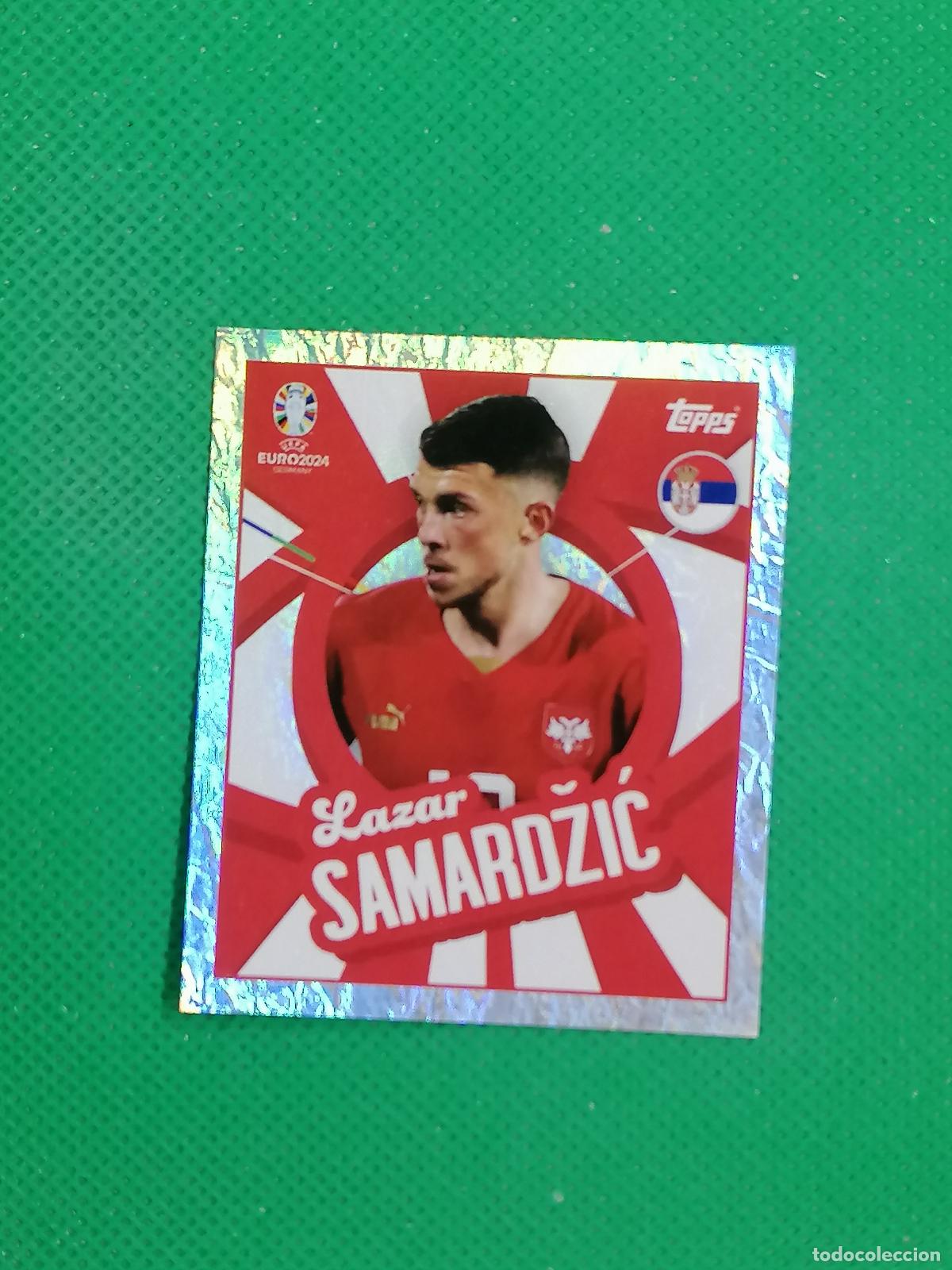 Football Stickers: SRB PTW SRB PTW LAZAR SAMARDZIC SERBIA PARALELA ⚽ TOPPS EURO 2024 24 GERMANY STICKERS ⚽