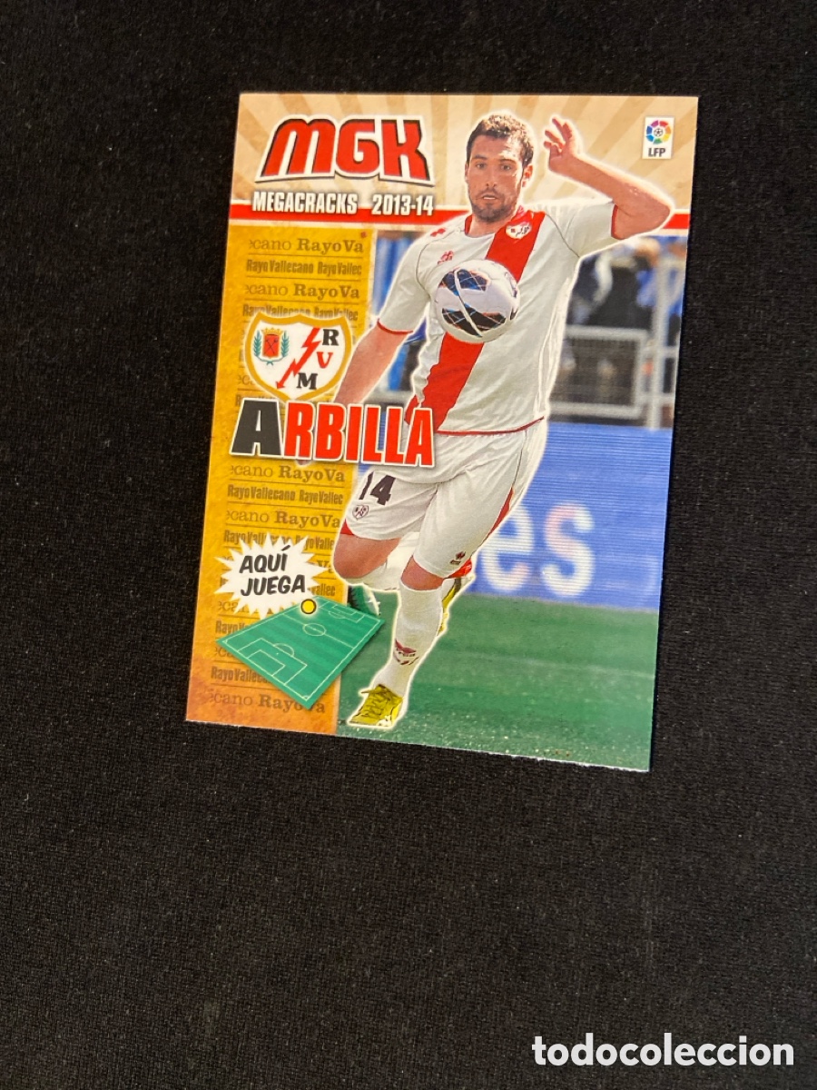 Cromos de f&uacute;tbol: ARBILLA 256 (RAYO VALLECANO)