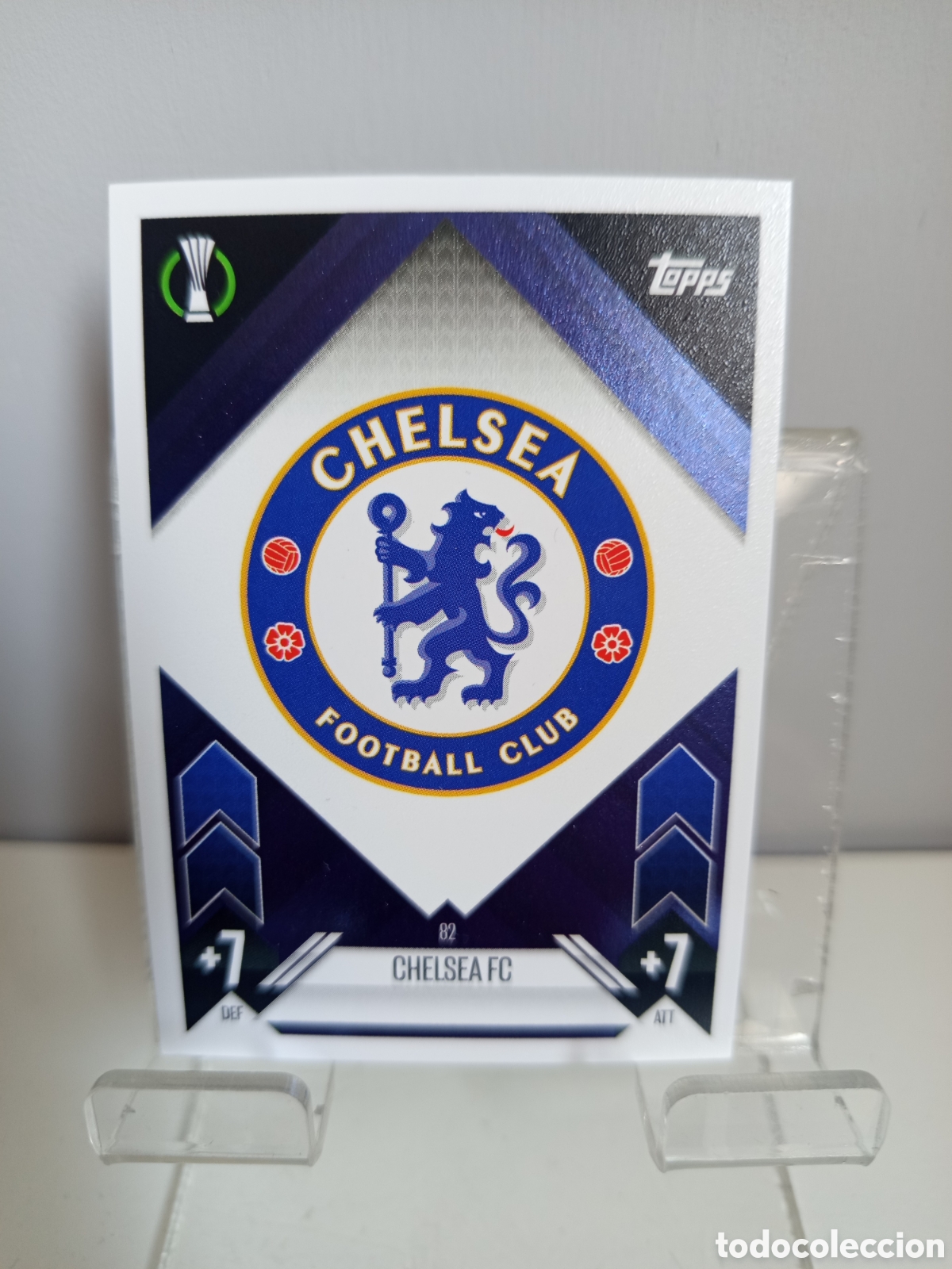 Figurine di Calcio: ❇️ CROMO CARD ⚽ ESCUDO CHELSEA 82 2024 2025 24 25 MATCH ATTAX CHAMPIONS LEAGUE TOPPS ❇️
