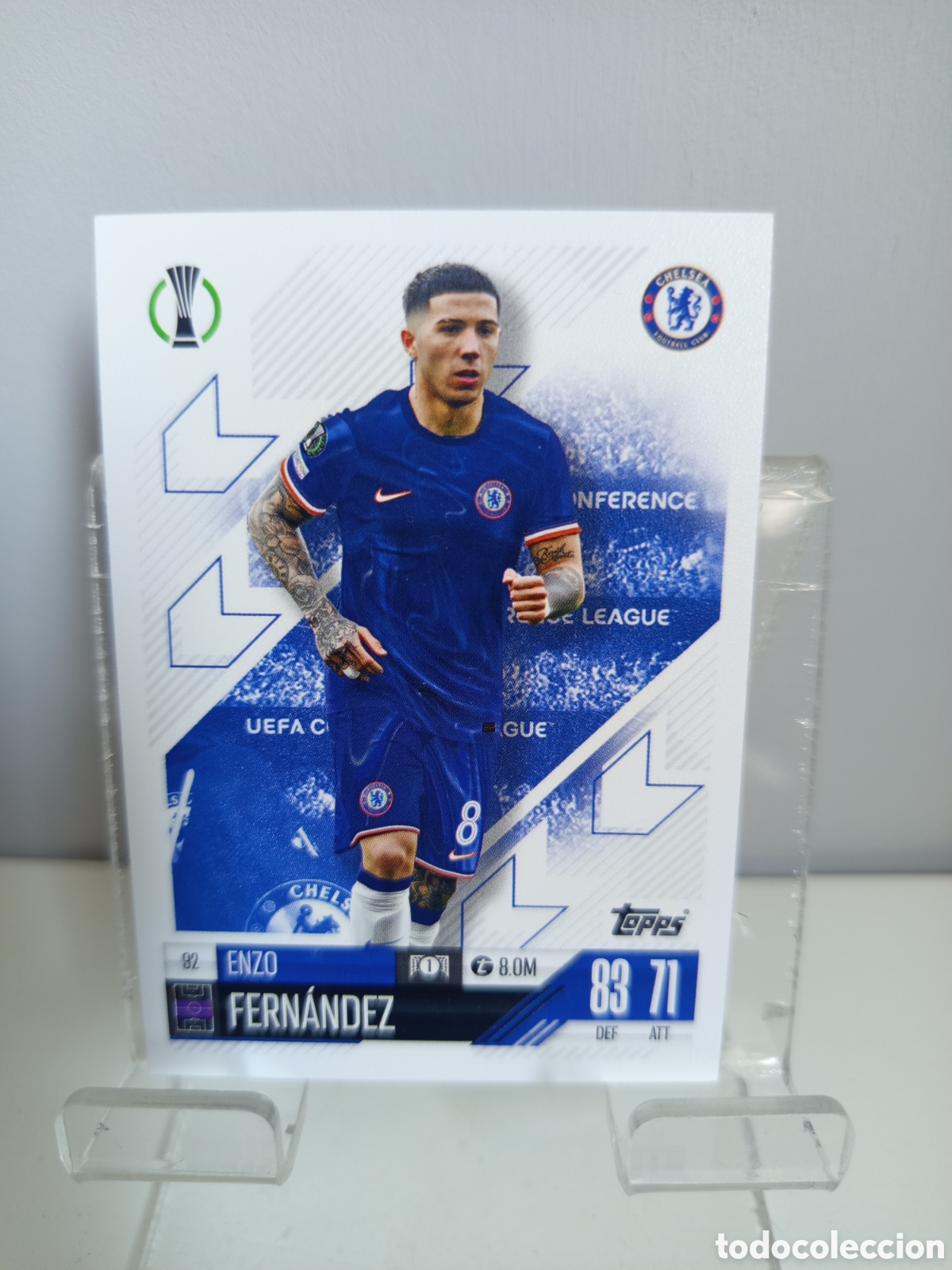 Figurine di Calcio: ❇️ CROMO CARD ⚽ ENZO FERN&Aacute;NDEZ CHELSEA 92 2024 2025 24 25 MATCH ATTAX CHAMPIONS LEAGUE TOPPS ❇️