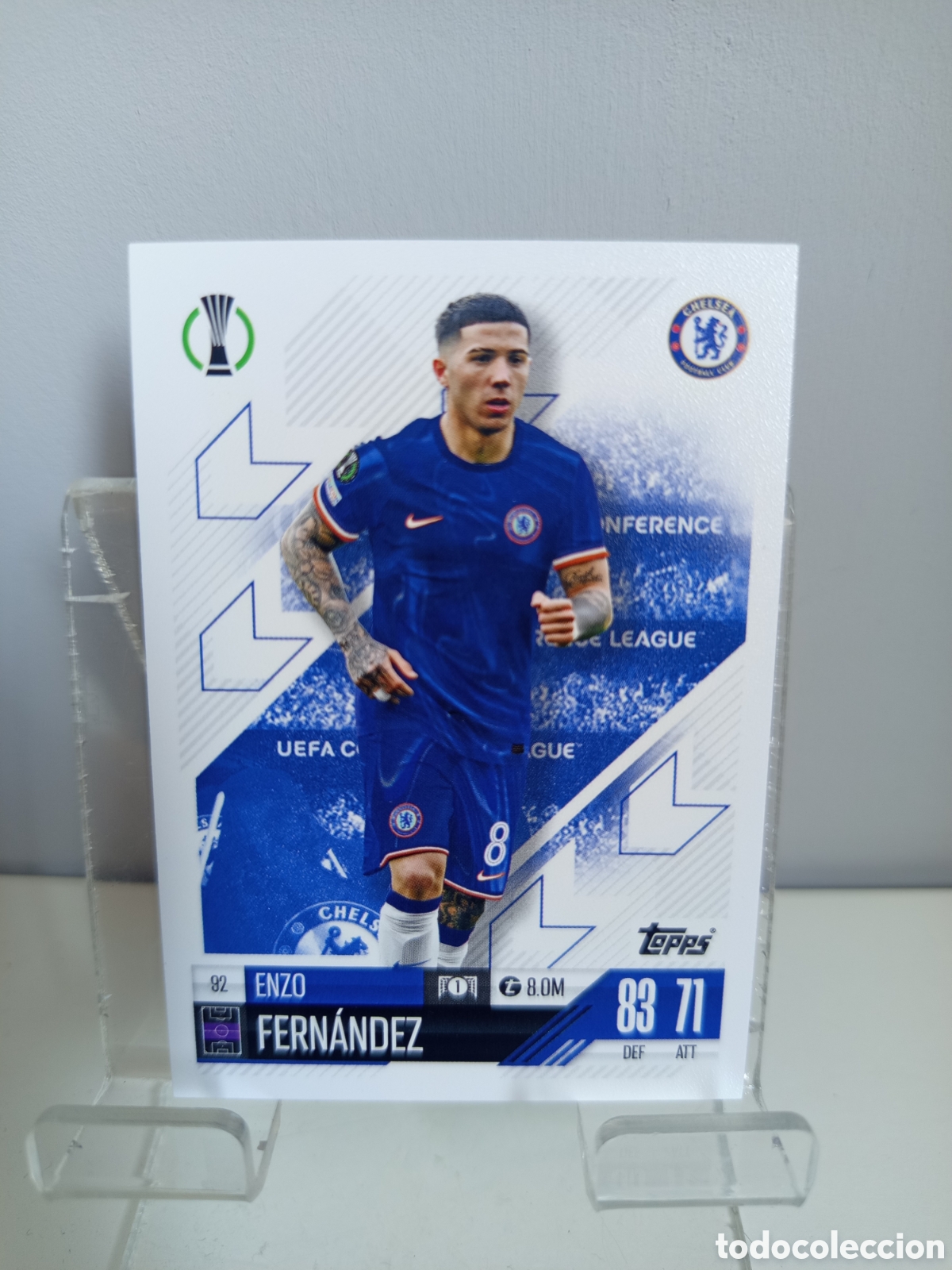 Figurine di Calcio: ❇️ CROMO CARD ⚽ ENZO FERN&Aacute;NDEZ CHELSEA 92 2024 2025 24 25 MATCH ATTAX CHAMPIONS LEAGUE TOPPS ❇️