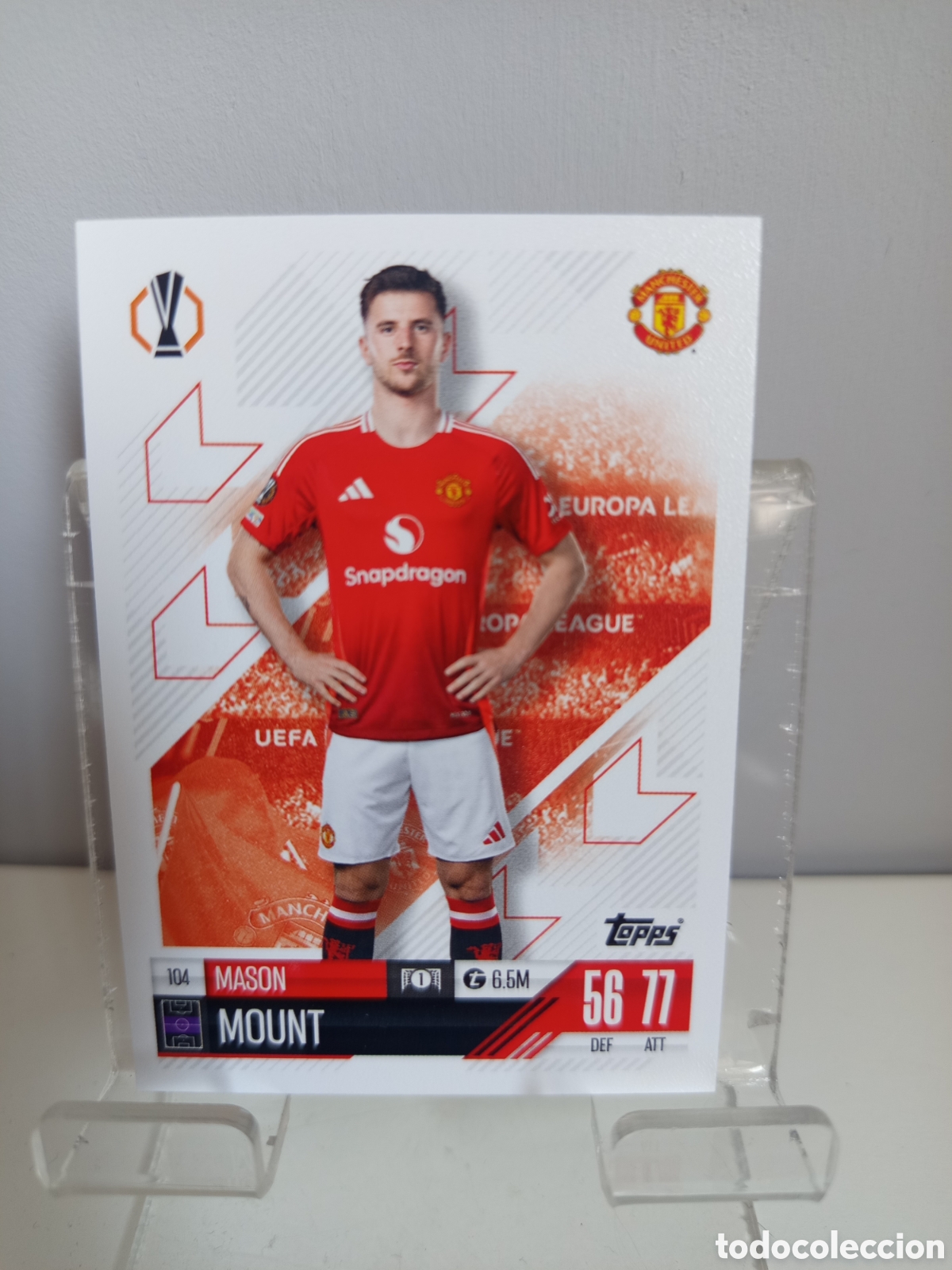 Football Stickers: ❇️ CROMO CARD ⚽ MOUNT MANCHESTER UNITED 104 2024 2025 24 25 MATCH ATTAX CHAMPIONS LEAGUE TOPPS ❇️